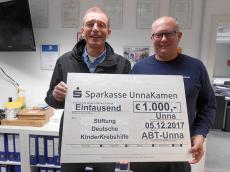 2017 Spende Deutsche Kinderkrebshilfe