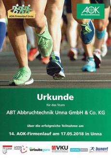 2018 AOK Firmenlauf