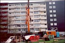 Demontage von Balkonen, Brüstungen aus Stahlbeton in Münster